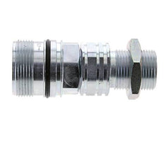Stahl DN 20 Hydraulikkupplung Muffe 20 mm S Druckring Schottwand ISO 14541/8434-1 D M42 x 2