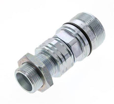 Stahl DN 20 Hydraulikkupplung Muffe 20 mm S Druckring Schottwand ISO 14541/8434-1 D M42 x 2