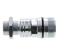 Stahl DN 20 Hydraulikkupplung Muffe 20 mm S Druckring Schottwand ISO 14541/8434-1 D M42 x 2
