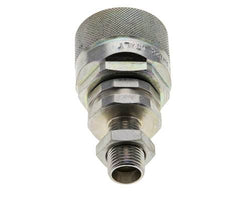 Stahl DN 12,5 Hydraulikkupplung Stopfen 10 mm L Druckring Schottwand ISO 14541/8434-1 D M36 x 2