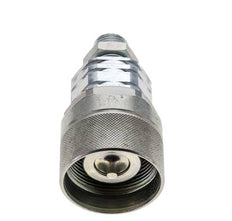 Stahl DN 20 Hydraulikkupplung Stopfen 12 mm L Druckring Schottwand ISO 14541/8434-1 D M42 x 2