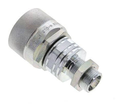 Stahl DN 20 Hydraulikkupplung Stopfen 15 mm L Druckring Schottwand ISO 14541/8434-1 D M42 x 2