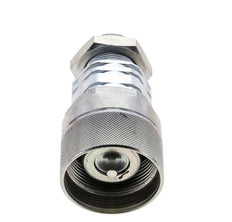 Stahl DN 20 Hydraulikkupplung Stopfen 18 mm L Druckring Schottwand ISO 14541/8434-1 D M42 x 2