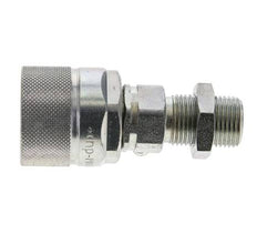 Stahl DN 10 Hydraulikkupplung Stopfen 10 mm S Druckring Schottwand ISO 14541/8434-1 D M28 x 2