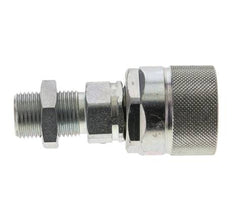 Stahl DN 10 Hydraulikkupplung Stopfen 10 mm S Druckring Schottwand ISO 14541/8434-1 D M28 x 2