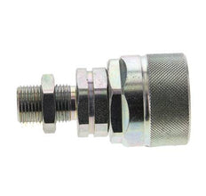Stahl DN 12,5 Hydraulikkupplung Stopfen 10 mm S Druckring Schottwand ISO 14541/8434-1 D M36 x 2
