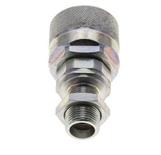 Stahl DN 12,5 Hydraulikkupplung Stopfen 12 mm S Druckring Schottwand ISO 14541/8434-1 D M36 x 2