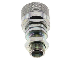 Stahl DN 12,5 Hydraulikkupplung Stopfen 14 mm S Druckring Schottwand ISO 14541/8434-1 D M36 x 2