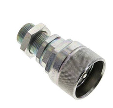 Stahl DN 12,5 Hydraulikkupplung Stopfen 14 mm S Druckring Schottwand ISO 14541/8434-1 D M36 x 2