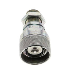 Stahl DN 12,5 Hydraulikkupplung Stopfen 14 mm S Druckring Schottwand ISO 14541/8434-1 D M36 x 2
