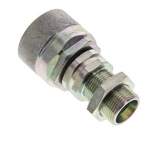 Stahl DN 12,5 Hydraulikkupplung Stopfen 16 mm S Druckring Schottwand ISO 14541/8434-1 D M36 x 2