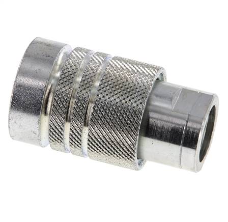 Stahl DN 10 Hydraulikkupplung Muffe 8 mm L Druckring ISO 7241-1 A/8434-1 D 16mm
