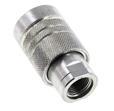Stahl DN 10 Hydraulikkupplung Muffe 8 mm L Druckring ISO 7241-1 A/8434-1 D 16mm