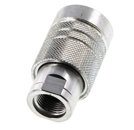 Stahl DN 10 Hydraulikkupplung Muffe 8 mm L Druckring ISO 7241-1 A/8434-1 D 16mm