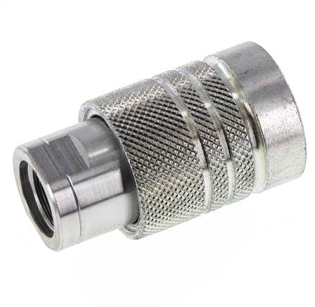 Stahl DN 10 Hydraulikkupplung Muffe 8 mm L Druckring ISO 7241-1 A/8434-1 D 16mm