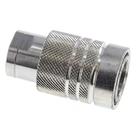 Stahl DN 10 Hydraulikkupplung Muffe 8 mm L Druckring ISO 7241-1 A/8434-1 D 16mm