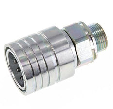 Stahl DN 25 Hydraulikkupplung Muffe 20 mm S Druckring ISO 7241-1 A/8434-1 D 34,3mm