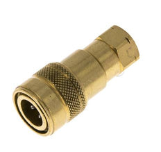 Messing DN 5 Hydraulikkupplung Muffe 1/8 Zoll NPT-Innengewinde ISO 7241-1 B D 10,9mm