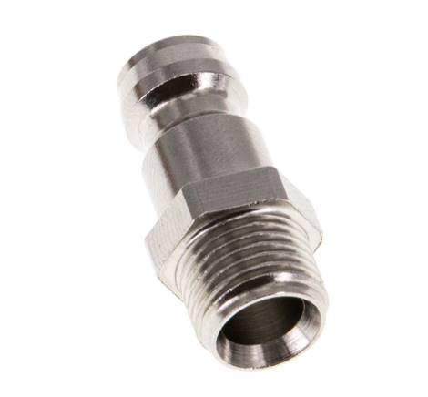 Messing DN 6 Form-Kupplungsstecker G 1/8 Zoll Außengewinde [5 Stück]