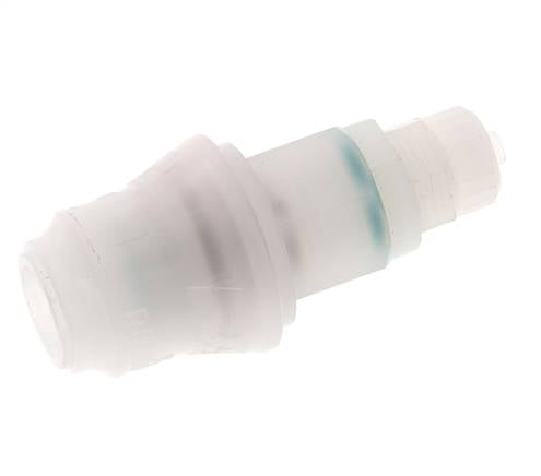 PVDF DN 5 Kupplungsmuffe 4x6 mm Überwurfmutter