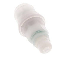 PVDF DN 5 Kupplungsmuffe 4x6 mm Überwurfmutter