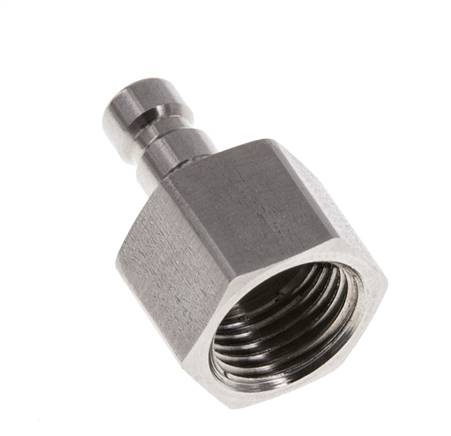 Edelstahl 316L DN 2,7 (Micro) Luftkupplungsstecker G 1/8 Zoll Innengewinde