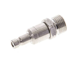 Edelstahl 316L DN 2,7 (Micro) Luftkupplungsstopfen G 1/8 Zoll Außengewinde Doppelabsperrung