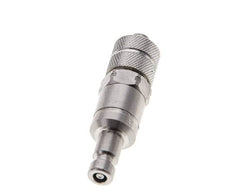 Edelstahl 316L DN 2,7 (Micro) Luftkupplungsstopfen 4x6 mm Überwurfmutter Doppelabsperrung