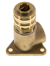 Messing DN 7,2 (Euro) Luftkupplung Muffe G 1/2 Zoll Innengewinde Wandmontage