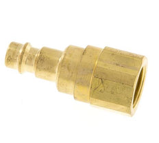 Messing DN 7,2 (Euro) Luftkupplungsstecker G 3/8 Zoll Innengewinde mit Rückschlagventil