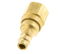 Messing DN 7,2 (Euro) Luftkupplungsstecker G 3/8 Zoll Innengewinde mit Rückschlagventil