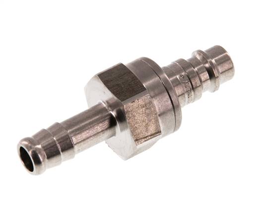 Edelstahl DN 7,2 (Euro) Luftkupplungsstecker 9 mm Schlauchsäule Doppelabsperrung