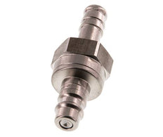 Edelstahl DN 7,2 (Euro) Luftkupplungsstecker 9 mm Schlauchsäule Doppelabsperrung