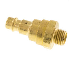 Messing DN 7,2 (Euro) Luftkupplungsstecker G 1/4 Zoll Außengewinde mit Rückschlagventil
