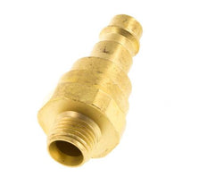 Messing DN 7,2 (Euro) Luftkupplungsstecker G 1/4 Zoll Außengewinde mit Rückschlagventil