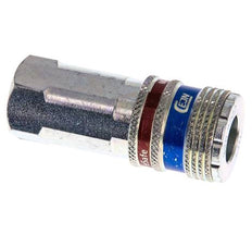 Stahl/Messing DN 7,6 (7,2 Euro) Sicherheitsluftkupplung Muffe G 1/4 Zoll Innengewinde