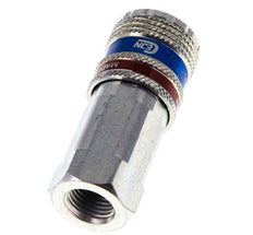 Stahl/Messing DN 7,6 (7,2 Euro) Sicherheitsluftkupplung Muffe G 1/4 Zoll Innengewinde