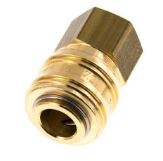 Messing DN 7.2 (Euro) Luftkupplung Muffe G 1/4 Zoll Innengewinde