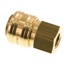 Messing DN 7.2 (Euro) Luftkupplung Muffe G 1/4 Zoll Innengewinde