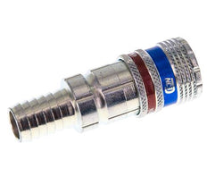 Stahl/Messing DN 7,6 (7,2 Euro) Sicherheits-Luftkupplungsmuffe 13 mm Schlauchpfeiler