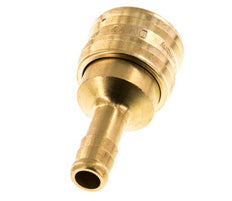 Messing DN 7,2 (Euro) Luftkupplungsmuffe 9 mm Schlauchsäule Doppelabsperrung