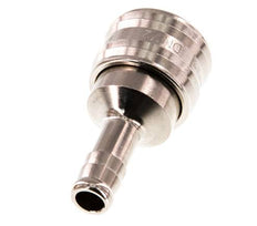 Messing vernickelt DN 7,2 (Euro) Luftkupplungsmuffe 9 mm Schlauchsäule