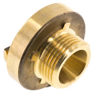 25-D (31 mm) Storz-Kupplung aus Messing G 1'' Außengewinde