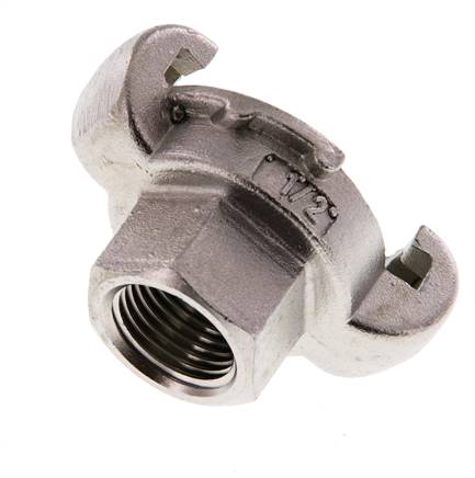 Edelstahl DN 19 DIN 3489 Klauenkupplung Rp 1/2'' Innengewinde