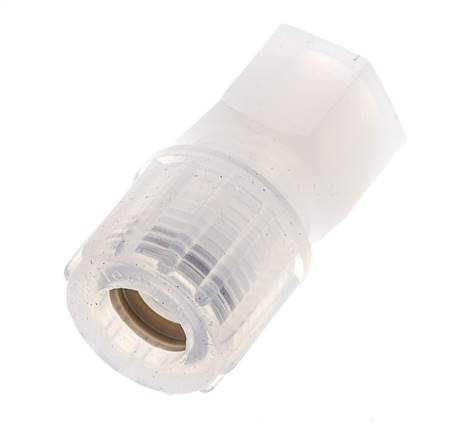 10x8mm & G1/8'' PFA Gerade Schneidverschraubung mit Innengewinde 10 bar
