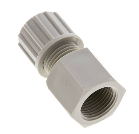 10x8mm & G3/8'' PP Druckverschraubung mit Innengewinde 10 bar
