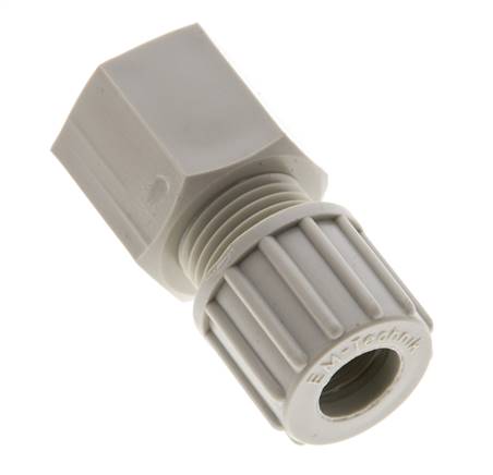 10x8mm & G3/8'' PP Druckverschraubung mit Innengewinde 10 bar