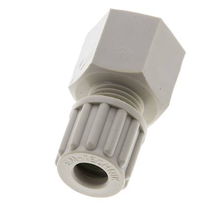 8x6mm & G3/8'' PP Druckverschraubung mit Innengewinde 10 bar