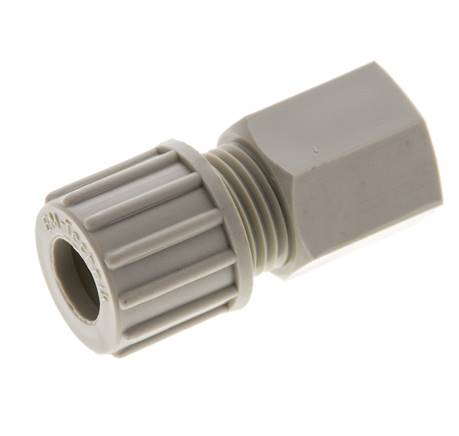 10x8mm & G1/4'' PP Druckverschraubung mit Innengewinde 10 bar