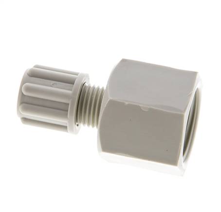6x4mm & G3/8'' PP Druckverschraubung mit Innengewinde 10 bar